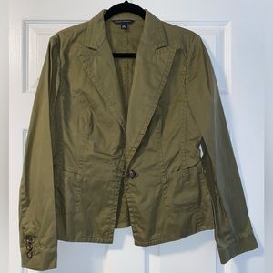 Banana republic Jacket Sz 10 Olive Green